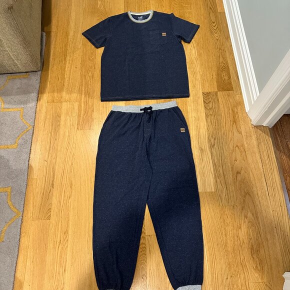New Lee Loungewear Set Dark Blue Denim for Men or Women Size M (NWOT) - Picture 1 of 16
